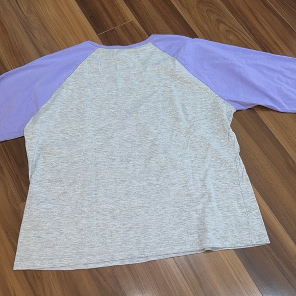 1X / 1XL Disney Tinkerbelle pajama baseball tee top - Picture 4 of 4